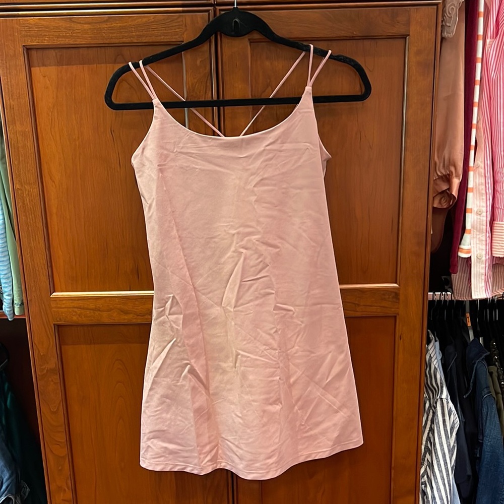 Abercrombie and Fitch Active Knit Mini Dress. Size S. Dusty Rose